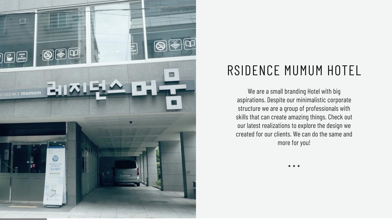 Residence Mumum Hotel Busan Bagian luar foto